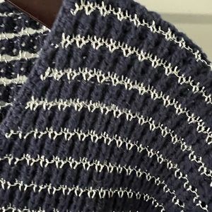 Chico's Navy and White Sweater